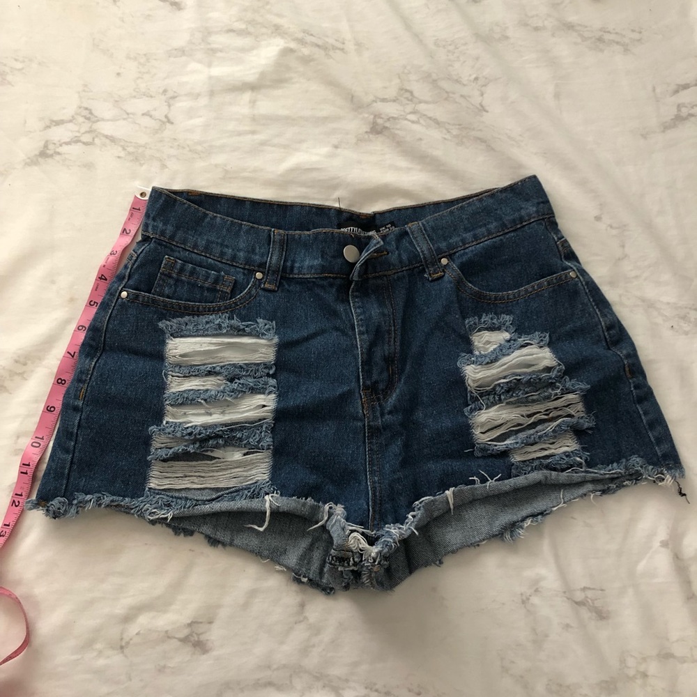 Pretty Little Thing denim shorts